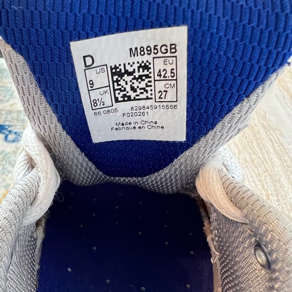 New Balance SL1 Sneakers, Silver and Blue, Size 9, In Like New Condition! - Picture 7 of 12